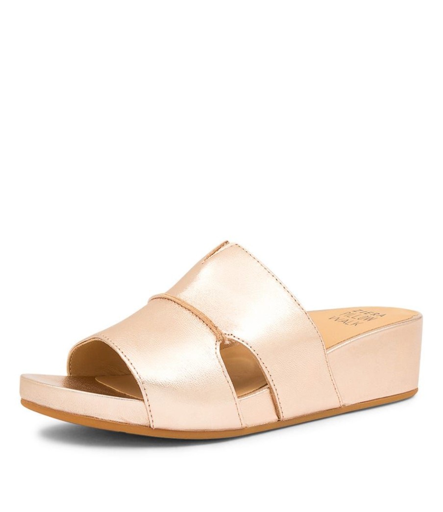 Shoes ZIERA | Monicah W Rose Gold Leath