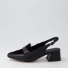 Shoes DIANA FERRARI | Whoppi Black Leather Suede Heels