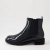 Shoes ZIERA | Michols W Black Patent Leather Chelsea Boots