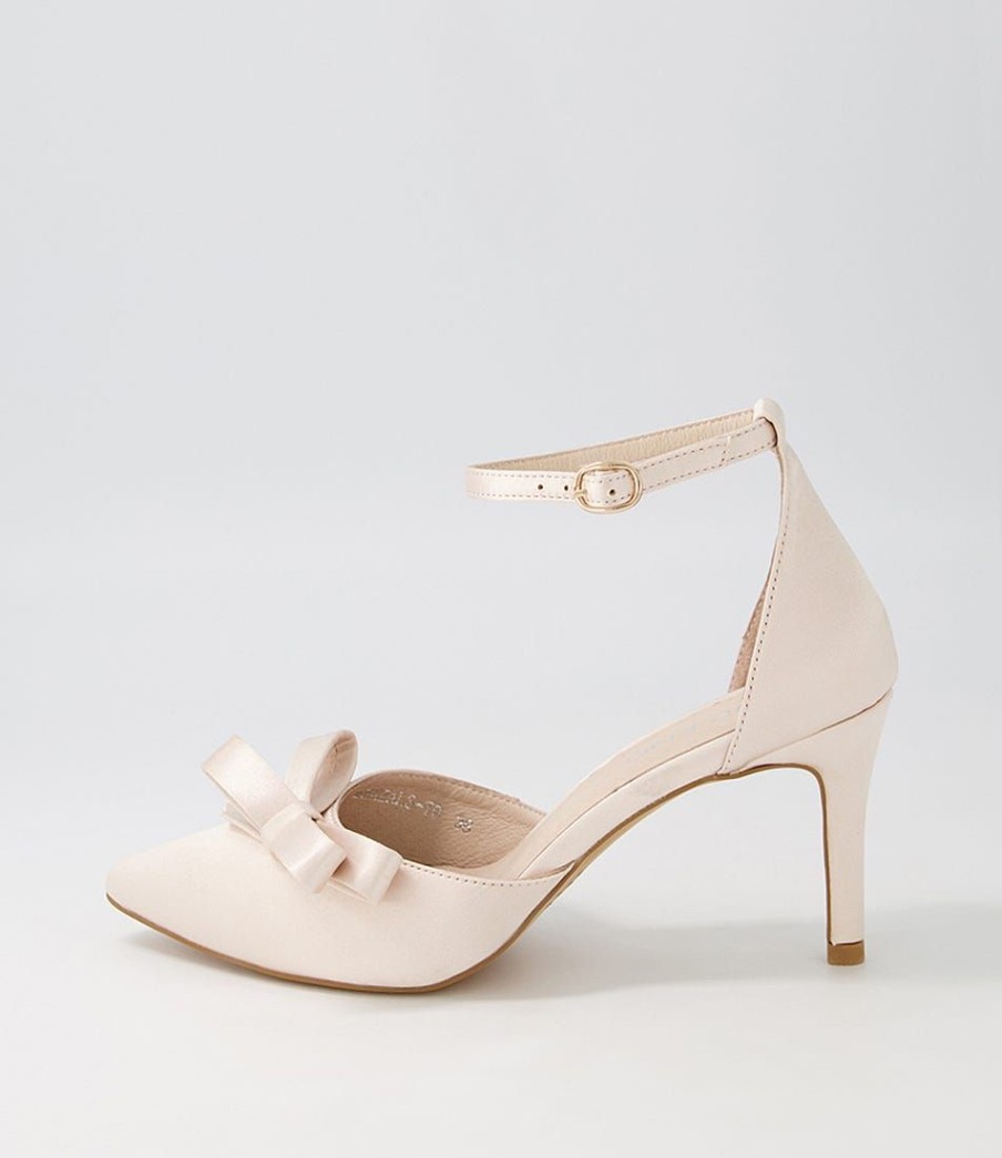 Shoes TOP END | Benzals Nude Satin Heels