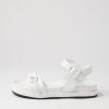 Shoes DIANA FERRARI | Mietta White Leather Sandals