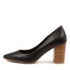 Shoes DIANA FERRARI | Sabena Blk-Nat Heel Lther