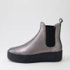 Shoes DJANGO & JULIETTE | Wylder Pewter Vintage Leather Chelsea Boots