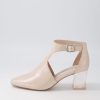 Shoes DJANGO & JULIETTE | Hobartet Nude Shimmer Leather Heels