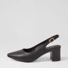 Shoes DIANA FERRARI | Lucine Black Leather Heels