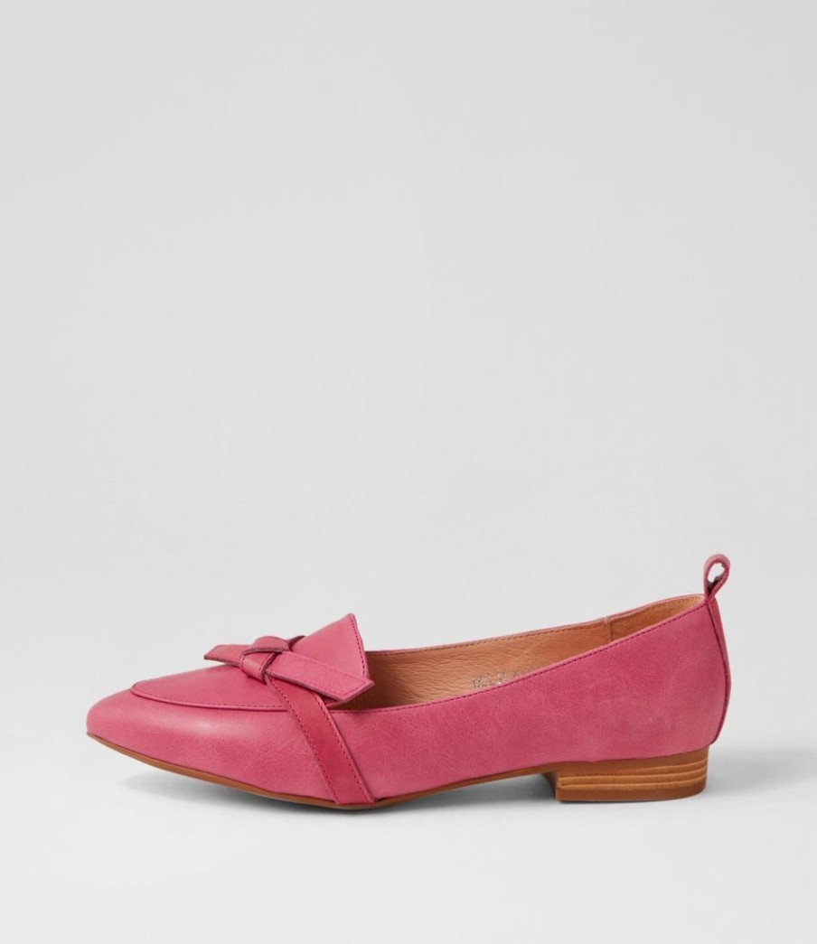 Shoes DIANA FERRARI | Delisa Fuchsia Leather Loafers