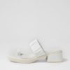 Shoes DJANGO & JULIETTE | Panga White Leather Sandals