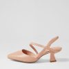 Shoes DJANGO & JULIETTE | Dovie Dark Nude Leather Heels