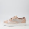 Shoes DJANGO & JULIETTE | Laider Lrg Rose Leather Mesh Sneakers Ws