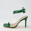 Shoes MOLLINI | Melbourne Bright Green Leather Sandals