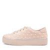 Shoes DJANGO & JULIETTE | Faif Pale Pink Leather Sneakers