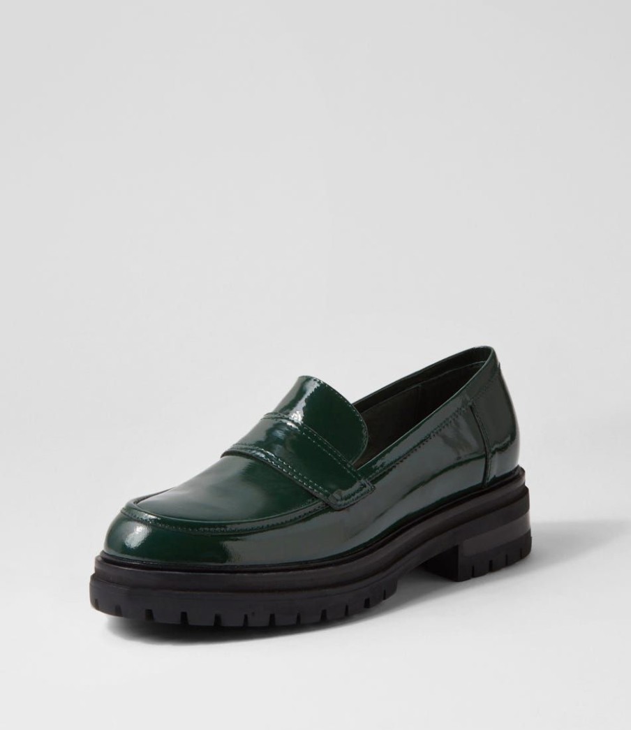 Shoes MOLLINI | Alanta Forest Patent Leather Loafers