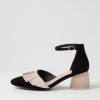 Shoes DJANGO & JULIETTE | Makiko Black Nude Mary Jane Heels