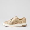 Shoes DIANA FERRARI | Driscol Rose Gold Wash Leather Sneakers