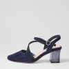 Shoes DJANGO & JULIETTE | Halian Navy Suede Heels