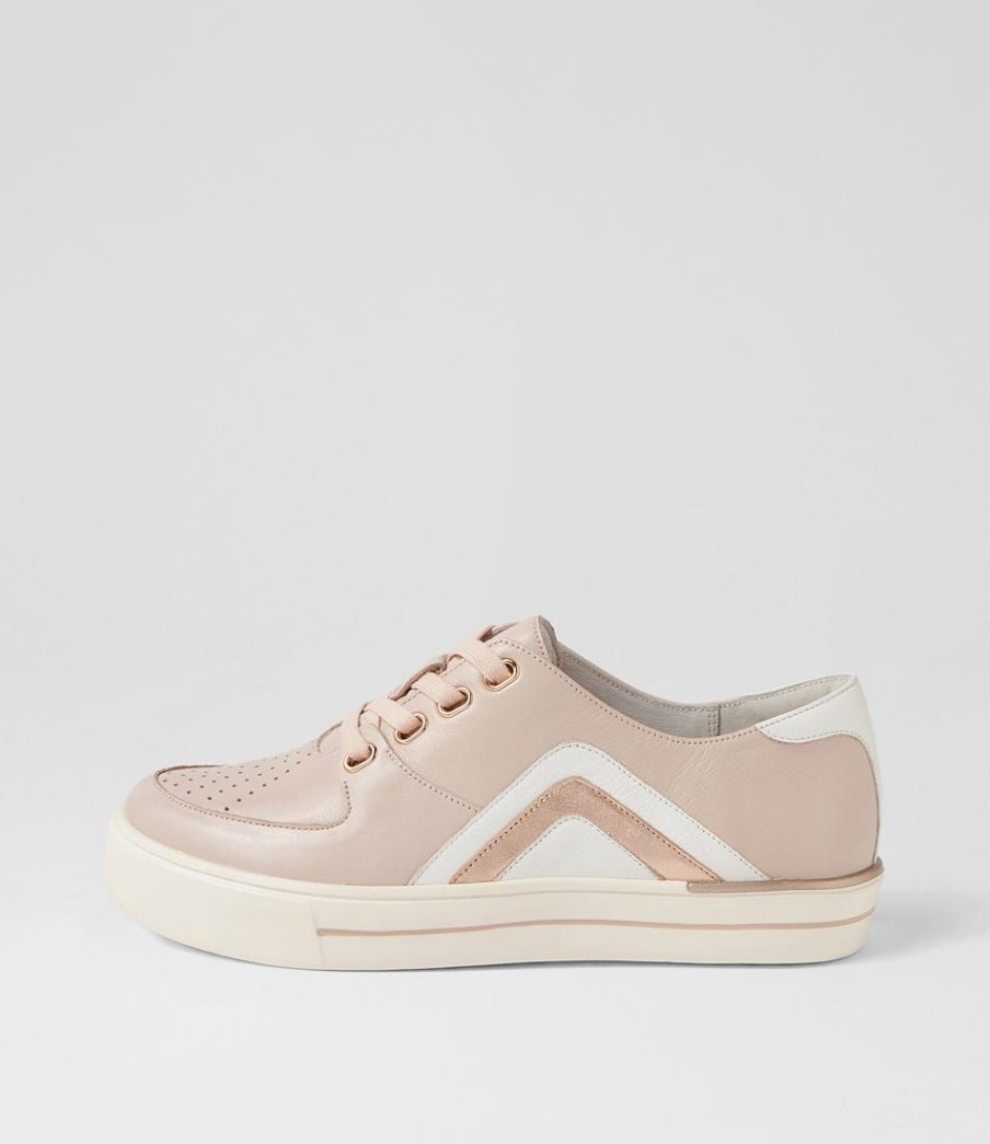 Shoes ZIERA | Alona W Dusty Pink White Multi Sneakers