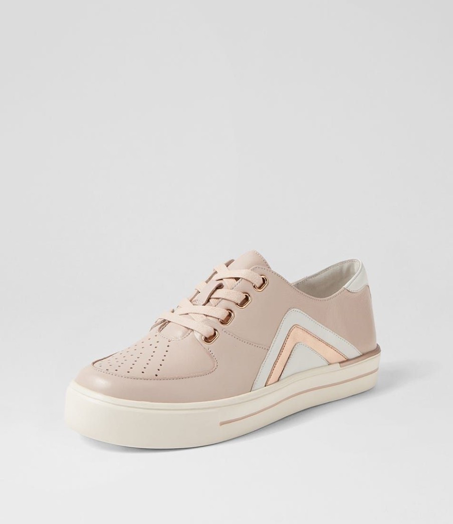 Shoes ZIERA | Alona W Dusty Pink White Multi Sneakers