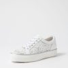 Shoes DJANGO & JULIETTE | Florina White Lace Leather Sneakers