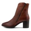 Shoes EOS | Seraphin Brandy Leather Ankle Boots