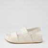 Shoes DJANGO & JULIETTE | Gabisse Ivory Leather Sandals