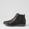 Shoes DJANGO & JULIETTE | Rosiel Black Leather Chelsea Boots