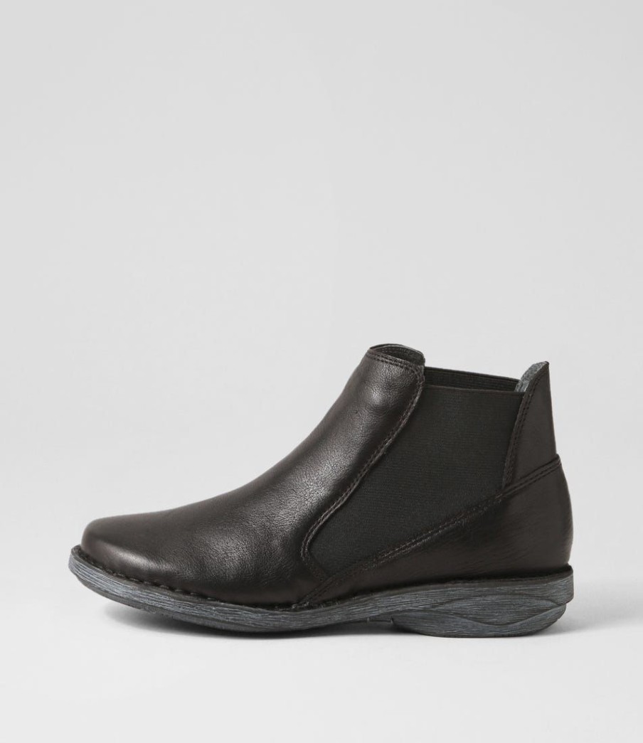 Shoes DJANGO & JULIETTE | Rosiel Black Leather Chelsea Boots