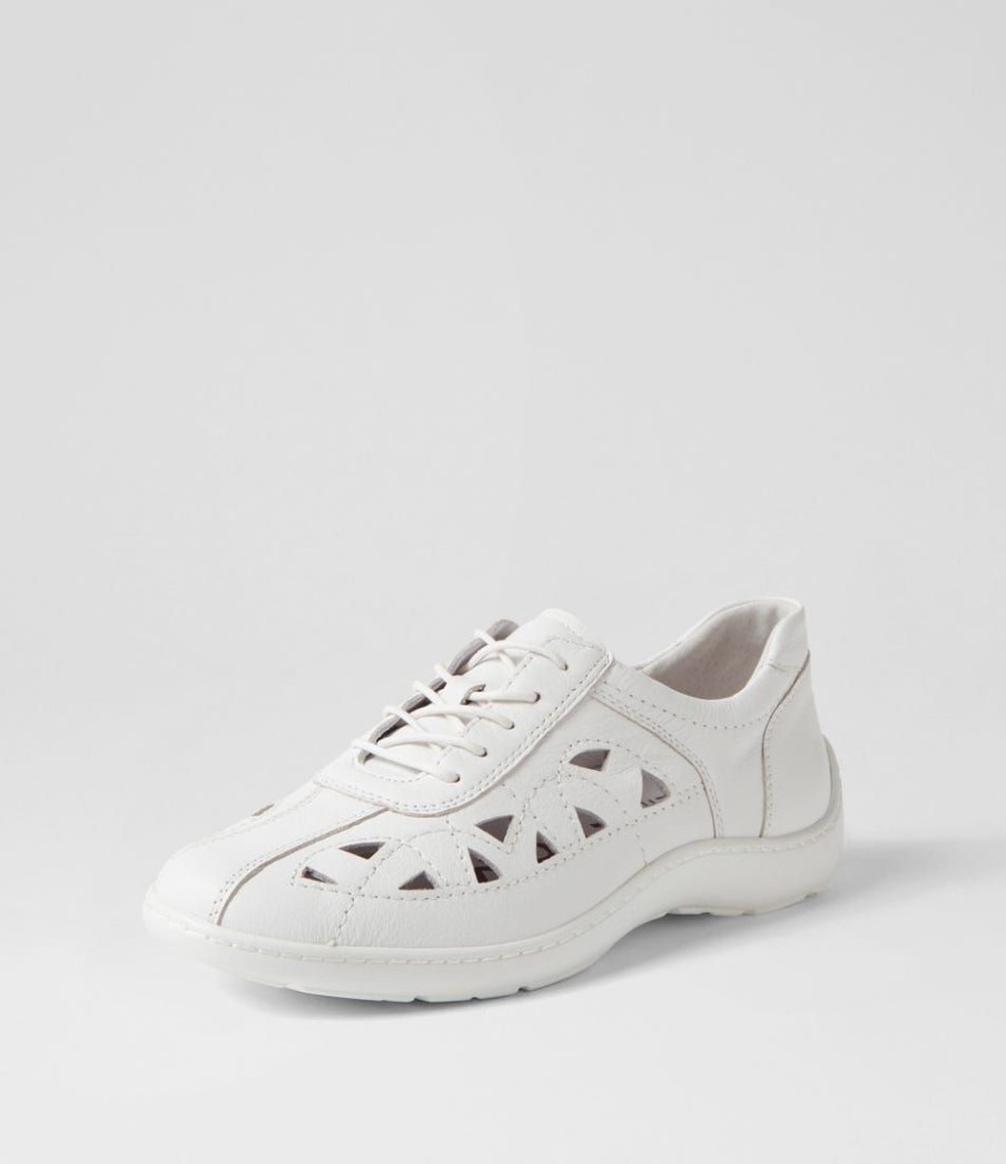 Shoes ZIERA | Watkin Xf White Leather Sneakers