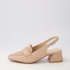 Shoes DIANA FERRARI | Whoppi Dark Nude Leather Suede Heels