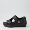 Shoes ZIERA | Matillda W Black Leather Sandals