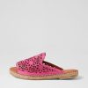 Shoes DIANA FERRARI | Pips Fuchsia Leather Slides