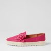 Shoes DIANA FERRARI | Atonement Dark Fuchsia Leather Loafers