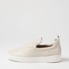 Shoes ALFIE & EVIE | Adrift Stone Leather Sneakers