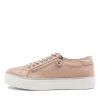 Shoes DJANGO & JULIETTE | Froggy Nude Leather Sneakers