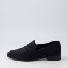 Shoes DJANGO & JULIETTE | Gebeze Black Stripe Leather Loafers