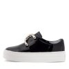 Shoes DJANGO & JULIETTE | Shelina Black Patent Leather Sneakers Ws