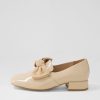 Shoes DJANGO & JULIETTE | Varva Latte Patent Suede Heels