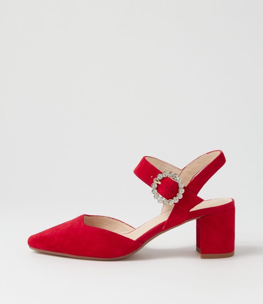 Shoes DIANA FERRARI | Lilsy Red Suede Heels