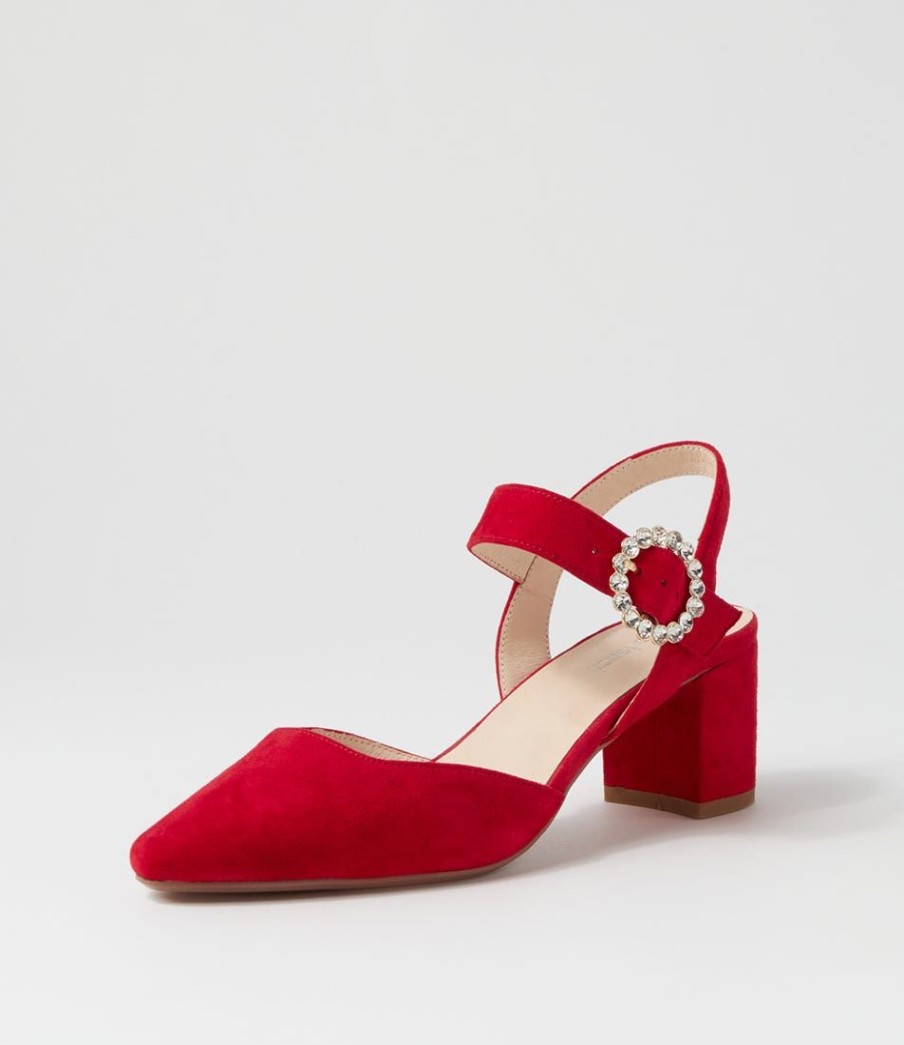 Shoes DIANA FERRARI | Lilsy Red Suede Heels