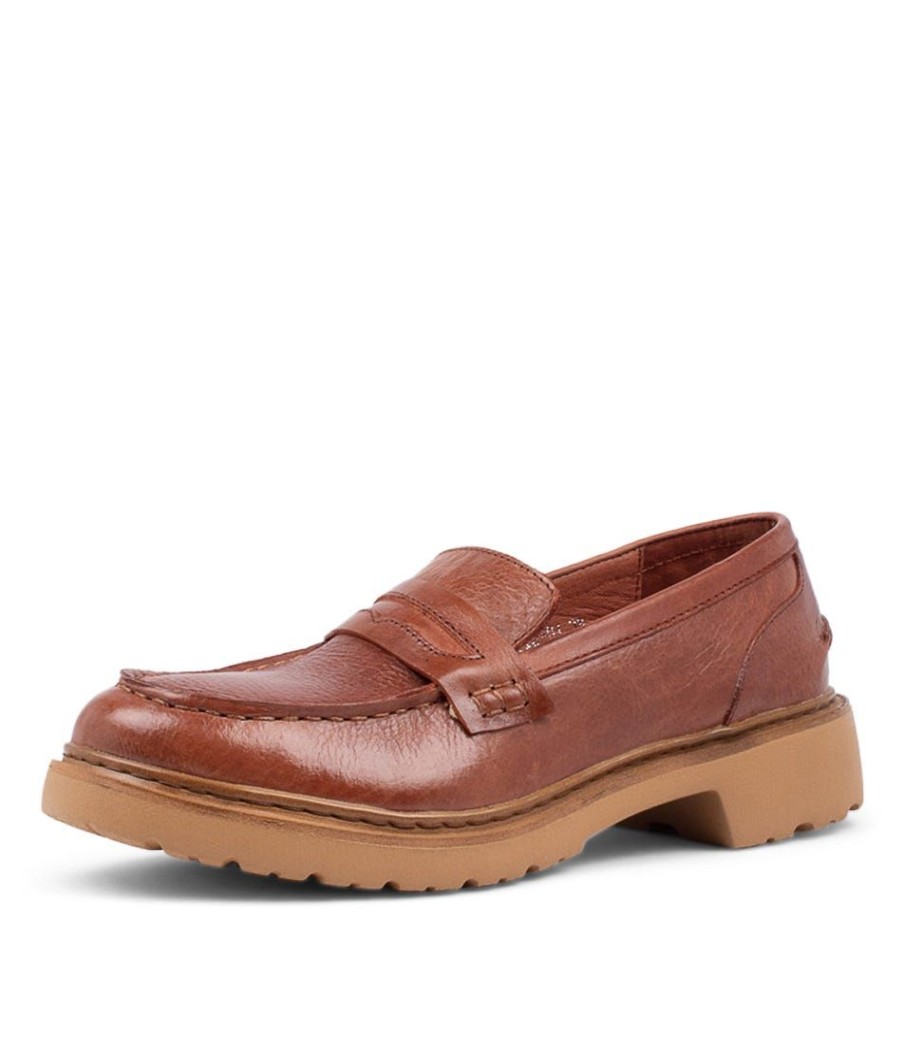 Shoes DJANGO & JULIETTE | Benicio Cognac Leather Loafers