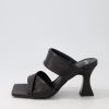 Shoes MOLLINI | Missy Black Leather Mules