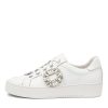 Shoes TOP END | Liamond White Leather Sneakers Ws