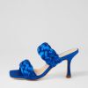 Shoes MOLLINI | Wola Cobalt Satin Mules