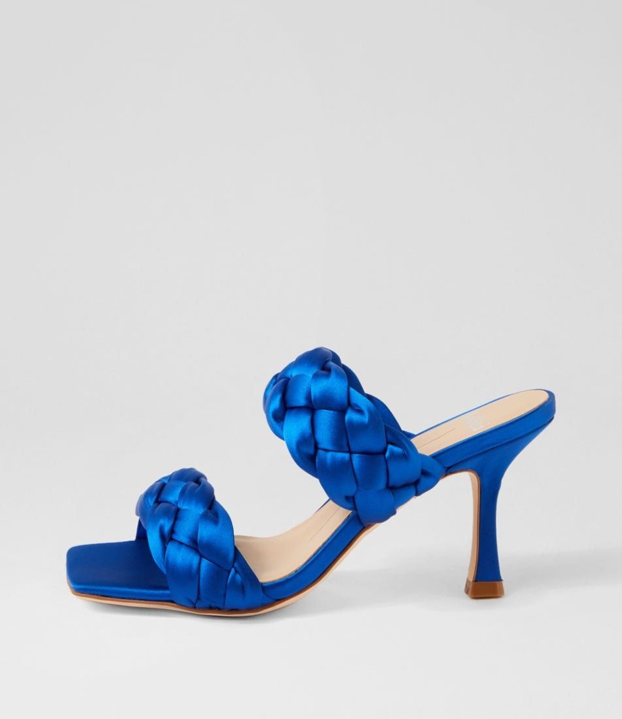 Shoes MOLLINI | Wola Cobalt Satin Mules