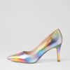 Shoes TOP END | Barrios Rainbow Ombre Leather Pump Heels