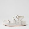 Shoes DJANGO & JULIETTE | Gaavi Ivory Leather Sandals