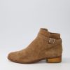 Shoes DJANGO & JULIETTE | Iwade Light Choc Suede Ankle Boots