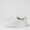 Shoes MOLLINI | Cardif White Silver Leather Sneakers