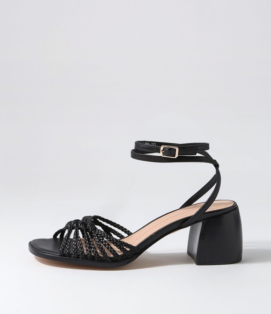 Shoes MOLLINI | Berna Black Leather Sandals