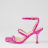 Shoes MOLLINI | Wova Fuchsia Metallic Leather Sandals