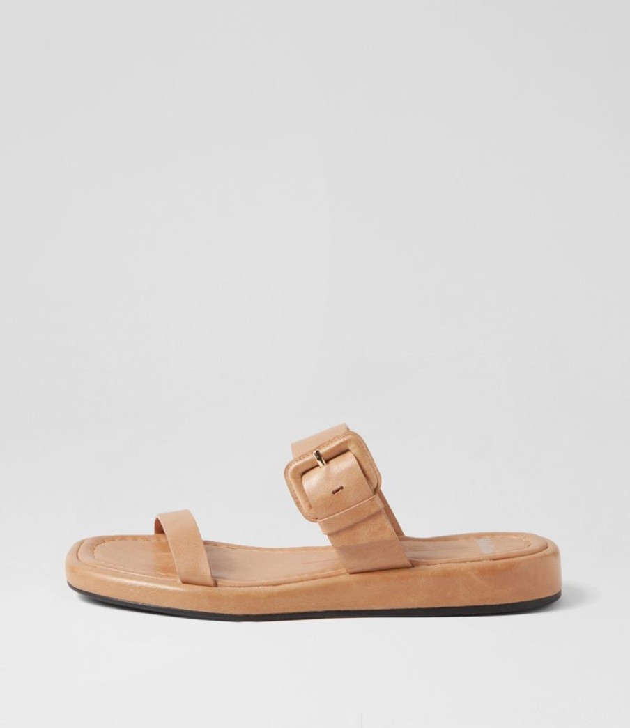 Shoes MOLLINI | Rower Tan Leather Slides